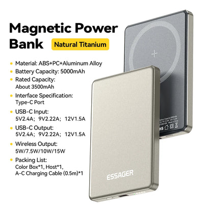 Portable Wireless Power Bank  Magsafe 