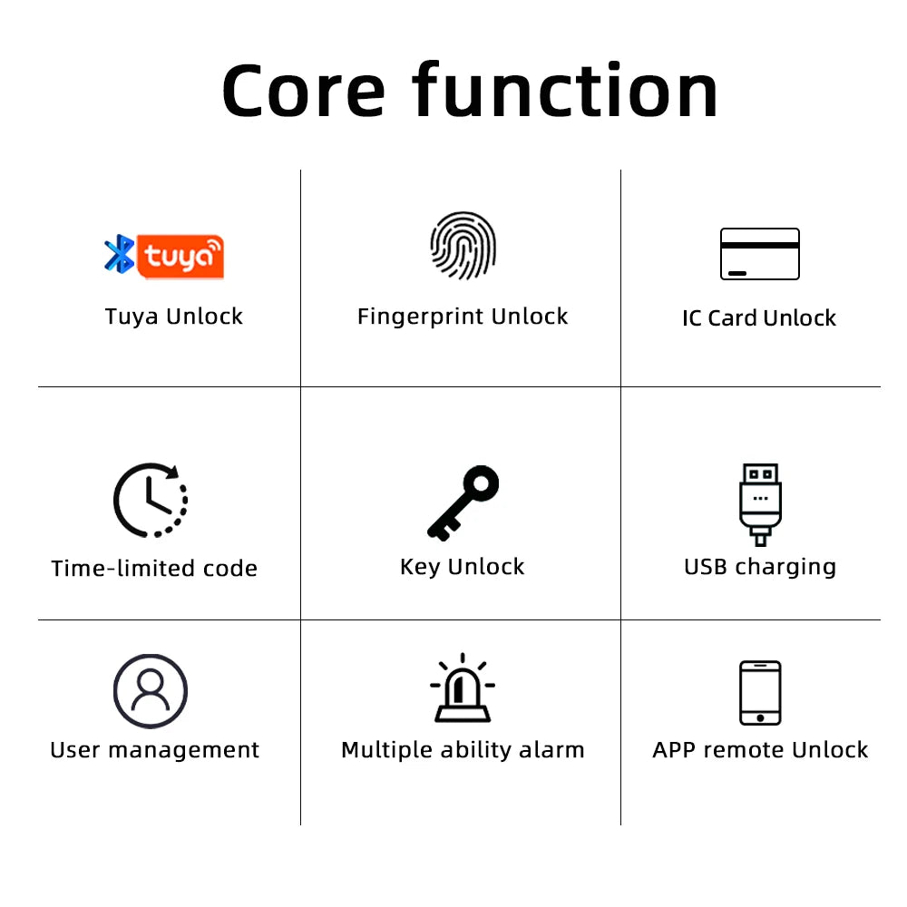 RAYKUBE Digital Fingerprint Door Lock