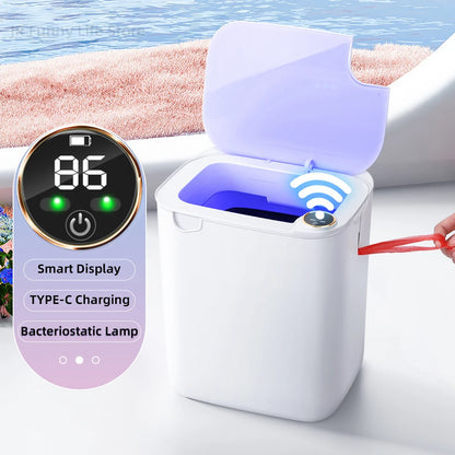 Smart Sensor trash Can With Display