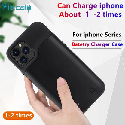 Xilecaly Battery Case For iPhones Mini Power Bank Charging Power Case