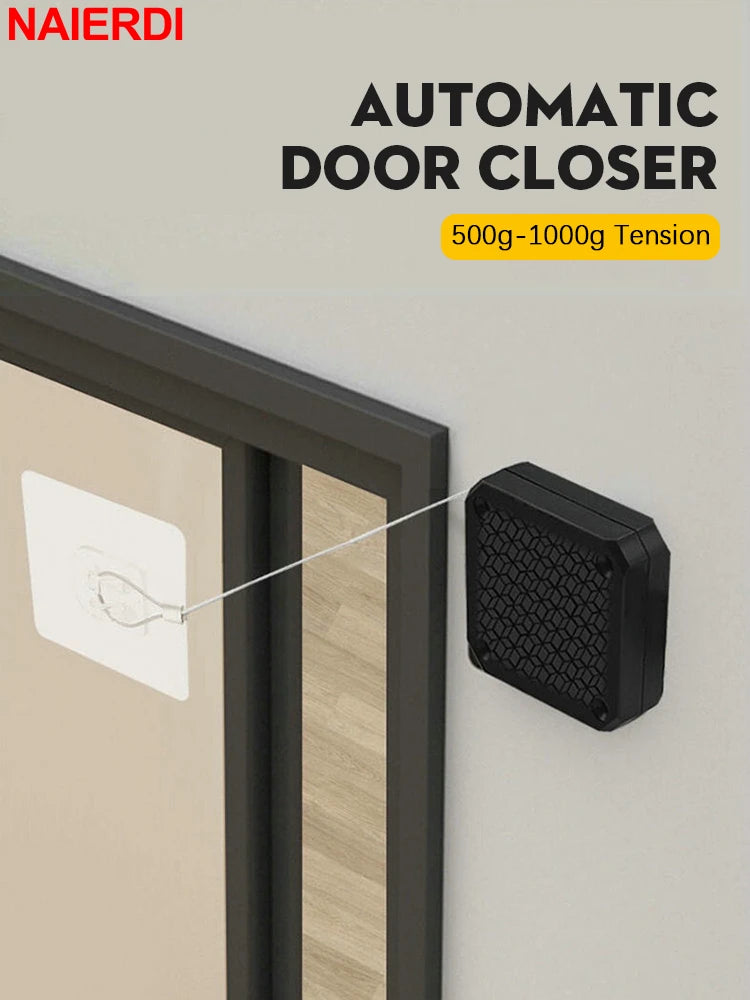 Automatic Door Closer with Steel Pull